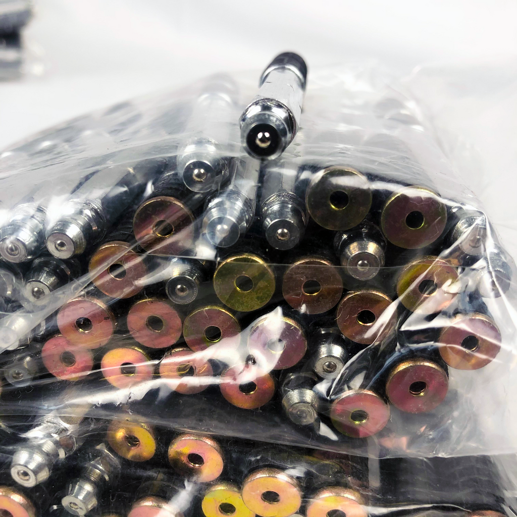 100 pcs/bag B-10 (3/8" x 4") Aluminum Adoration Injection Packer Mechanical Packer Port - High-Efficiency Concrete Repair & Grouting