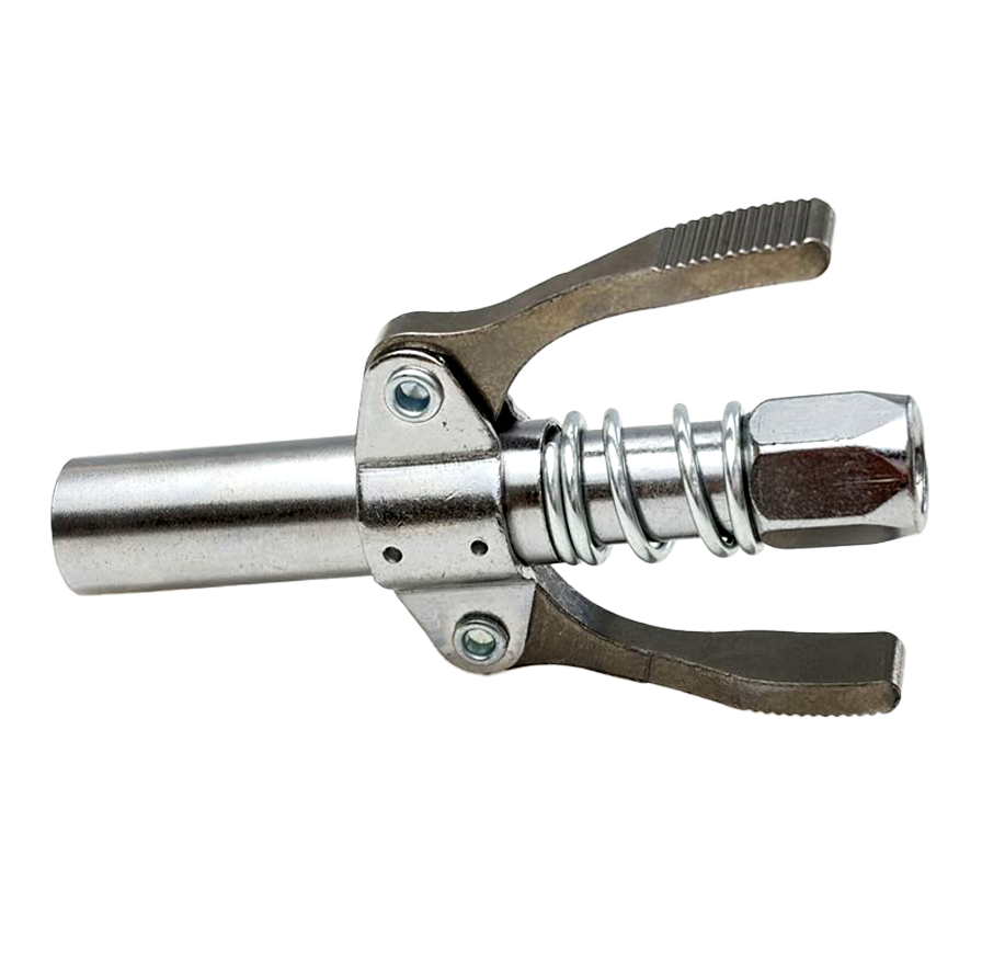 Details of Double Handle Grease Gun Coupler 10000PSI MAXI