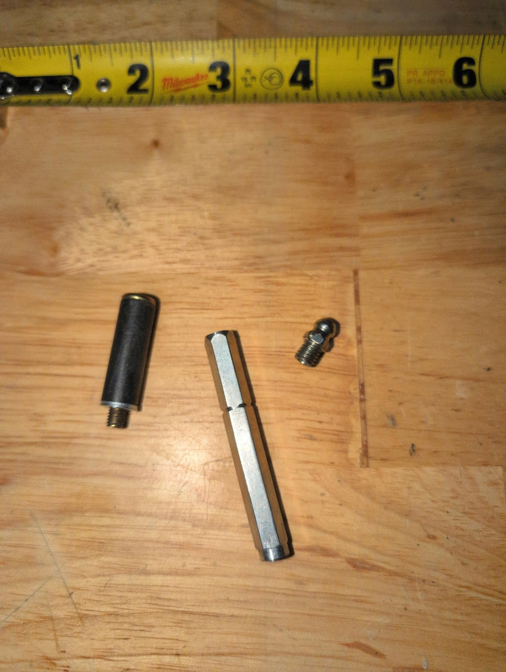 Part of B-10S (3/8" x 4") Aluminum Adoration Injection Packer Mechanical Packer Port - Single Seal Design for Concrete Crack Sealing & Restoration