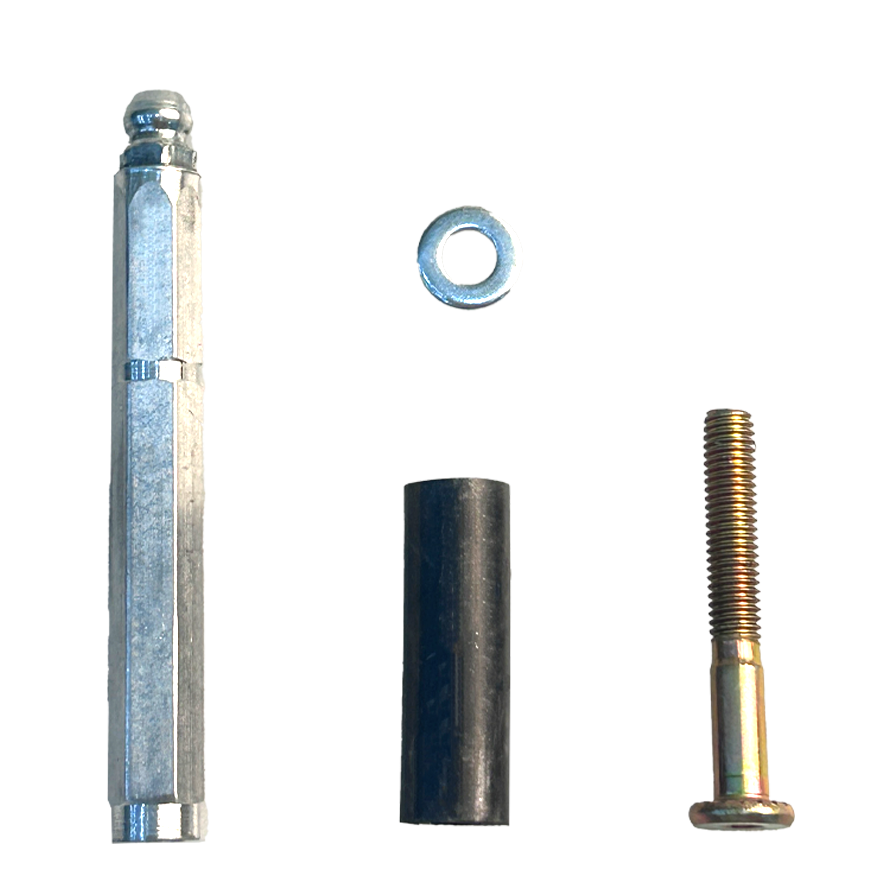 Parts of B-10S (3/8" x 4") Aluminum Adoration Injection Packer Mechanical Packer Port - Single Seal Design for Concrete Crack Sealing & Restoration 