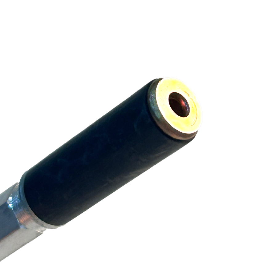 Single Rubber of B-10S (3/8" x 4") Aluminum Adoration Injection Packer Mechanical Packer Port - Single Seal Design for Concrete Crack Sealing & Restoration 