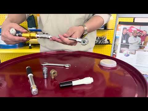 Video Hammer-In 5/8” Button Head Plastic Adoration Injection Packer Mechanical Packer Port – EZ Flow Model